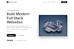 develop a modern full stack website with API integration