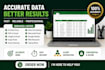 do ai data entry, PDF to excel, image to excel