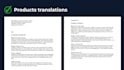 translate between italian and english with proofreading