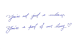 professionally handwrite your notes, letters, and documents