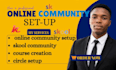 do skool online community course creation circle setup
