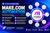 build make com automation ai workflows and custom integrations