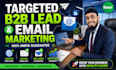 do targeted b2b lead generation and web research