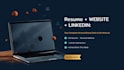 produce a tailored ats resume, CV, build portfolio website and optimize linkedin