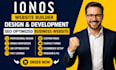 ionos website builder design development SEO optimized ionos business website