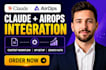 connect claude airops integration claude ai content workflow API search auto