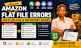 fix amazon flat file errors bulk upload and inventory issues