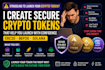 create erc20 bep20 solana crypto token with web3 wallet integration