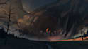 create cinematic environment concept art