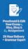 proofread and edit your essay, blog and assignments