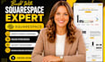 build squarespace website design or redesign squarespace website development