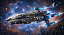draw high quality spaceship concept