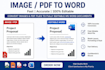 convert PDF to word editable with perfect formatting
