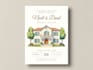 design wedding invitation with a venue illustration