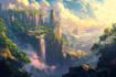 make a beautiful digital landscape