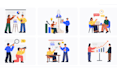 design modern flat vector illustrations