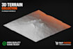 create high quality game ready 3d terrain models