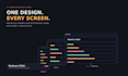 design a responsive HTML CSS website