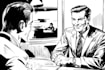 comic book illustration with comic book