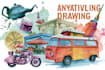 draw watercolour illustration for anything