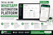 setup 1 year full access to whatsapp bulk messaging and ai bot bizzsender