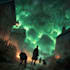 illustrate gothic fantasy horror scenes and monsters