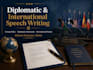 write political speeches and analysis