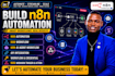 build n8n automation, n8n workflow, n8n ai agent, ai automation, api integration