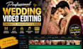 edit wedding videos cinematic highlights and reels