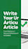 write SEO optimized urdu blog posts and articles