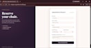 build a mobile responsive business website with booking form