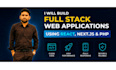 provide a responsive full stack web app using react next js and PHP