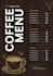 design a modern and professional restaurant and cafe menu