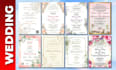 design custom wedding invitation,  birthday invitation card for your event