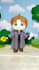 create a cute felt doll with printed eyes