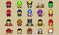create custom pixel art characters, sprites sheet  animation and game assets