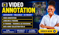 data image labeling video annotation and bounding annotation