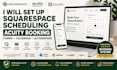 set up squarespace website  scheduling acuity booking forms calendar automation