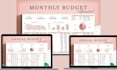 design editable budget, invoice, excel, google sheets spreadsheet templates