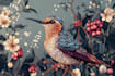 draw an animal and botanical illustration