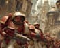 illustrate a warhammer 40k character art