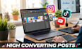 design custom social media posts and graphics