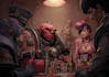 illustrate a warhammer 40k character art