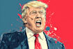 create satirical political cartoon illustrations