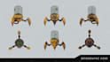 do hardsurface modelling and character modelling