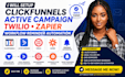 setup click funnels slack campaign twillio worklow reminder dubsado automation