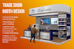 design a professional 3d trade show booth and exhibition stand