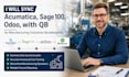 sync acumatica, sage 100, odoo, with qb for manufacturing industries bookkeeping