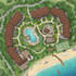 create hotel and resort maps, hiking route and treasure map illustrations