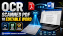 convert scanned PDF to editable word with ocr manually